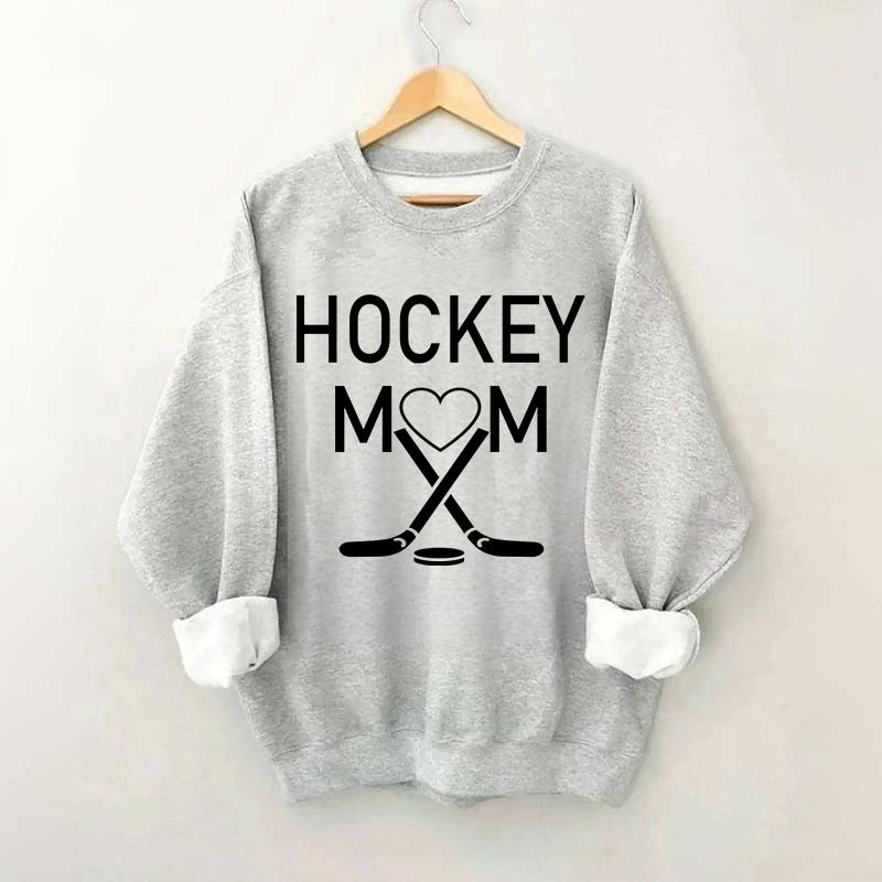 Hockey Mom Heart Sweatshirt