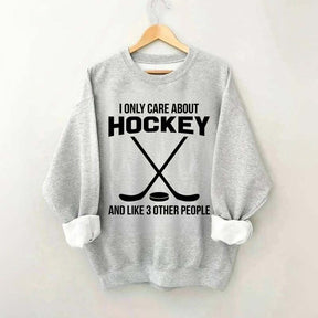 About Hockey and Like 3 Other People Sweatshirt