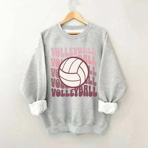 Retro Groovy VolleyBall Player Sweatshirt