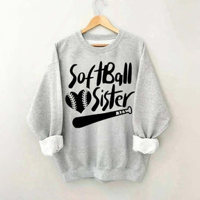 Softball Sister Game Days Sweatshirt
