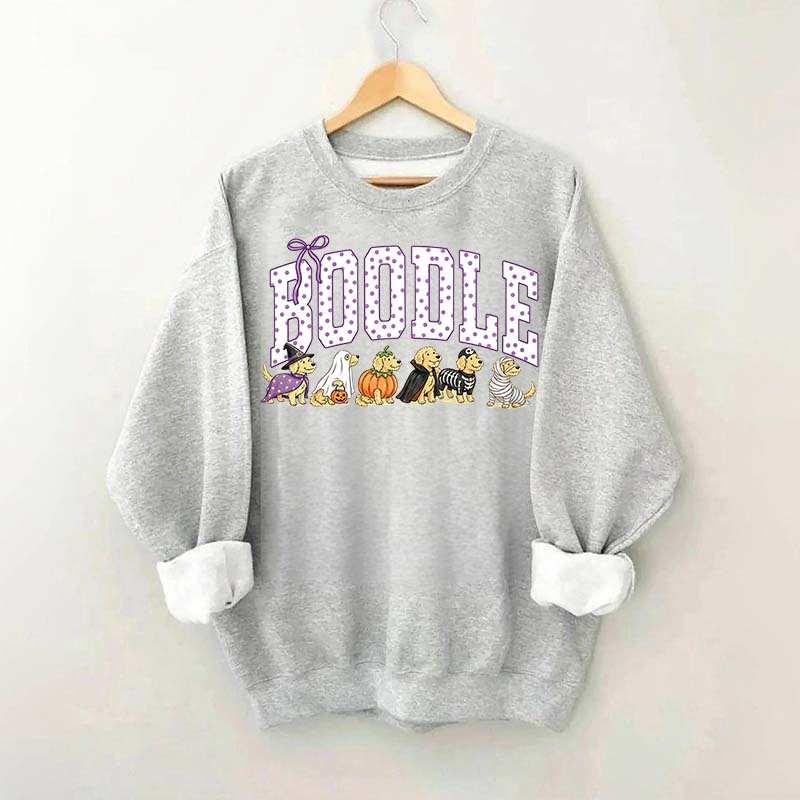 Halloween Goldendoodle Cute Dogs Sweatshirt