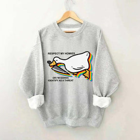Silly Goose Ally Pride Queer Rights Ally Sweatshirt