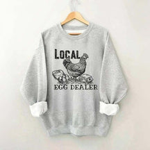 Happy Easter Retro Chicken Farmer Gifts Sweatshirt