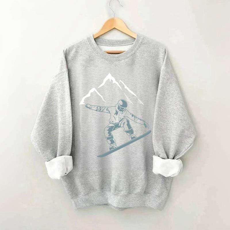 Funny Snowboarder Gifts Sweatshirt