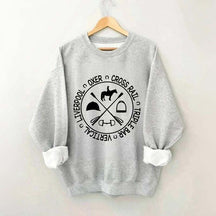 Horse Show Jumps Equestrian Sweatshirt