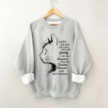 Inspirational Cat Quote Lover Sweatshirt