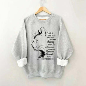 Inspirational Cat Quote Lover Sweatshirt