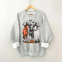 Retro Horse Halloween Sweatshirt