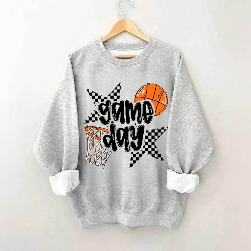 Game Day Basketball Go Team Sweatshirt