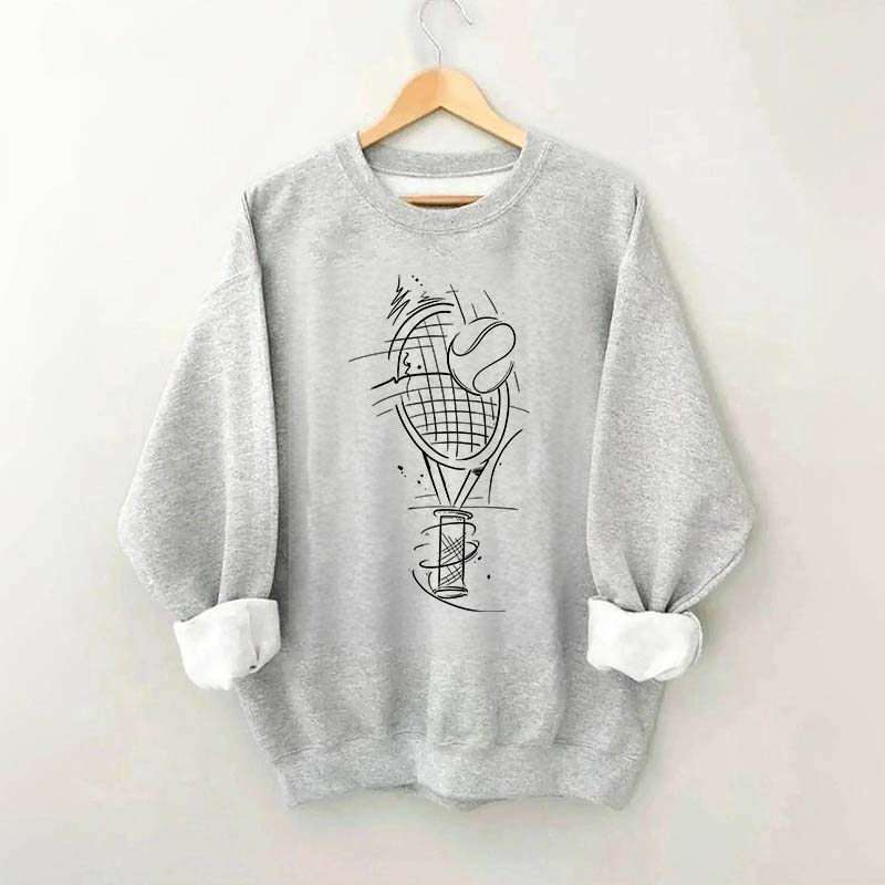 Minimalist Tennis Lover Sweatshirt