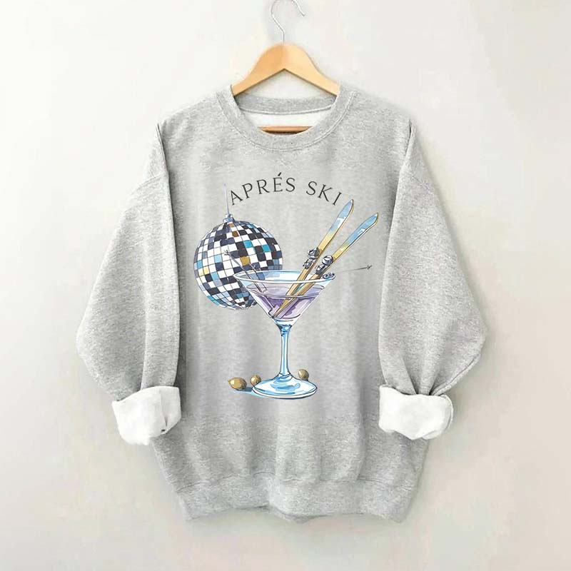 Womens Skiing Winter Sweatshirt