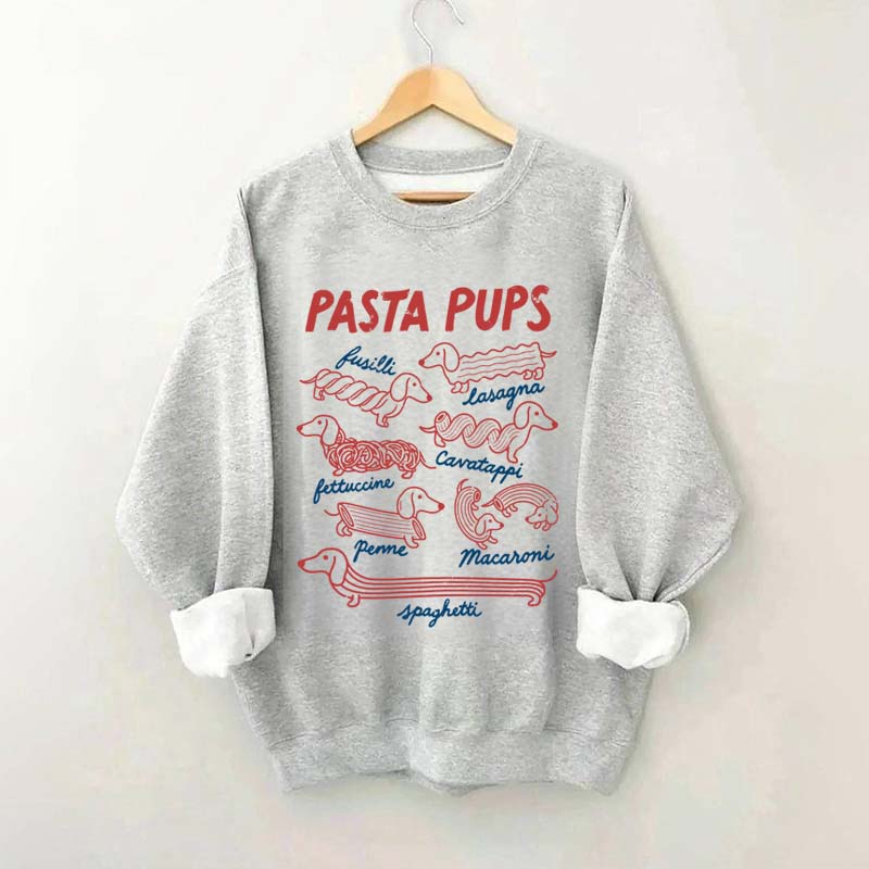 Comfort Colors Pasta Pups Dog Sweatshirt