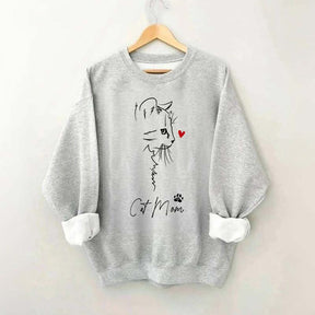 Cat Mama Cute Sweatshirt