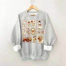 Hello Fall Goose Floral Sweatshirt