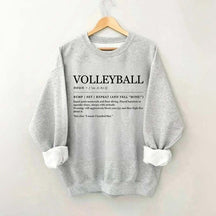 Funny Definition Volleyball Sweatshirt