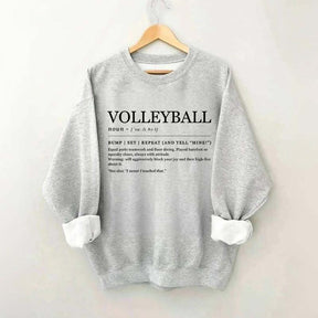 Funny Definition Volleyball Sweatshirt
