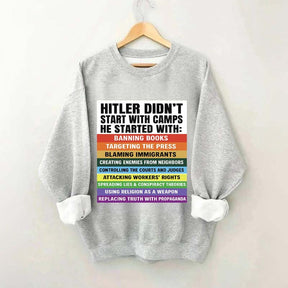 Anti Fascism Protest Sweatshirt