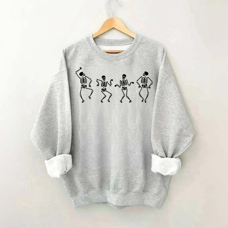 Halloween Party Dancing Skeleton Sweatshirt
