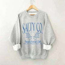 Custom Salty Co Beach Social Club Sweatshirt