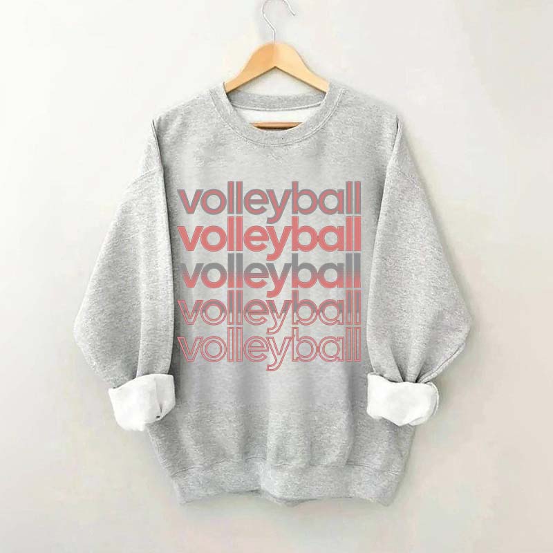 Cute Volleyball Retro Sweatshirt