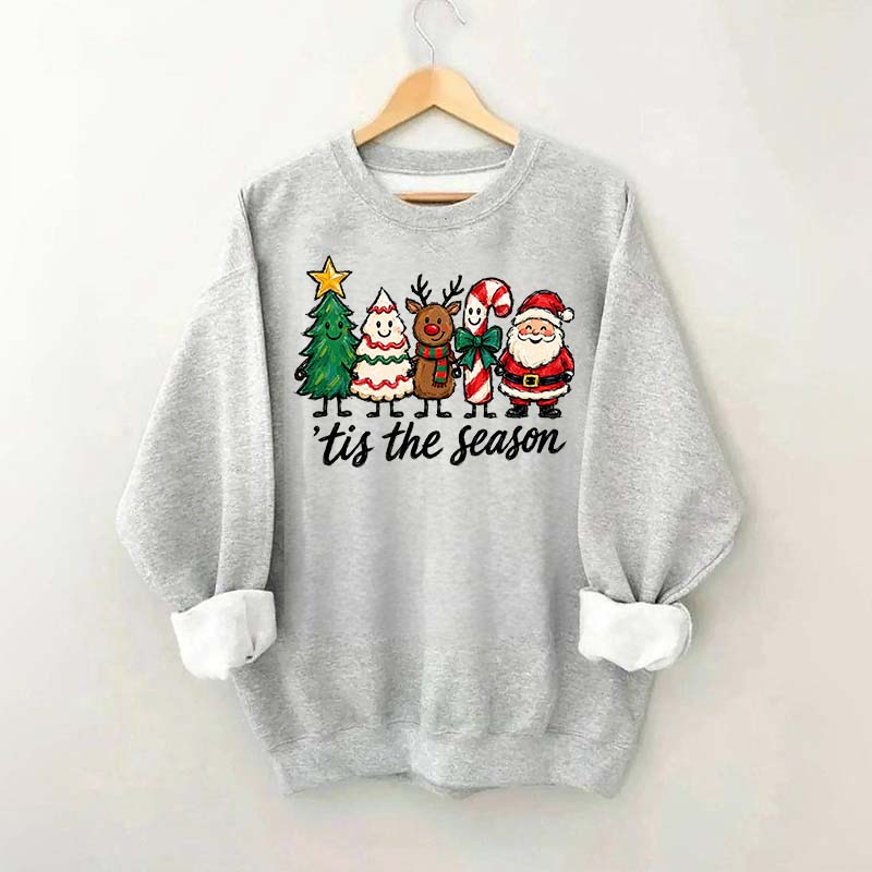 Tis The Season Christmas Characters Sweatshirt