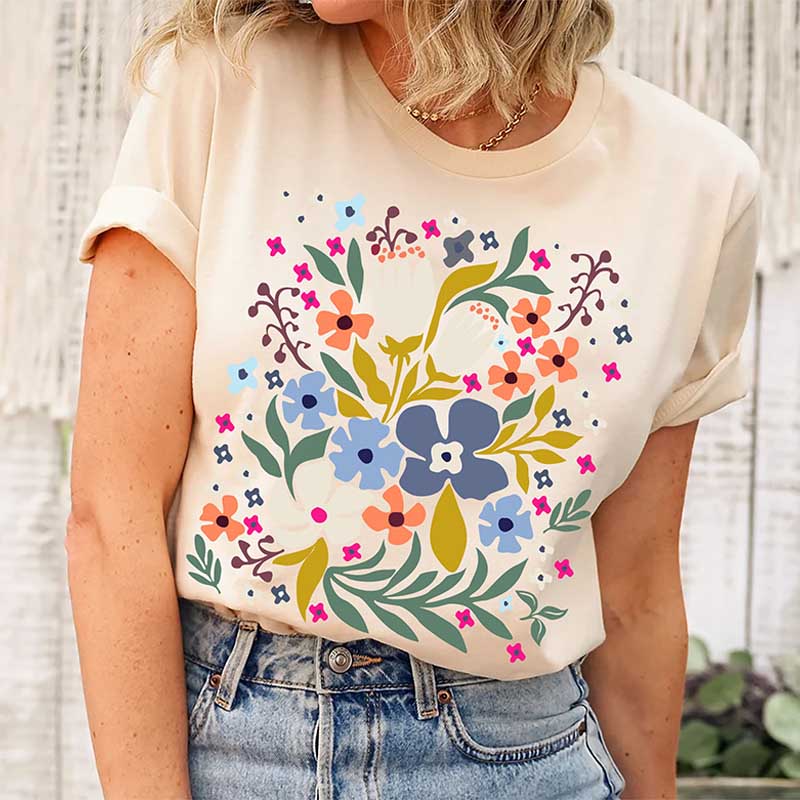 Wild Flowers Ladies Best Friend T-Shirt