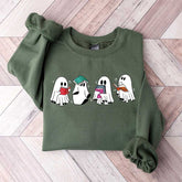 Book Reader Halloween Ghosts Sweatshirt