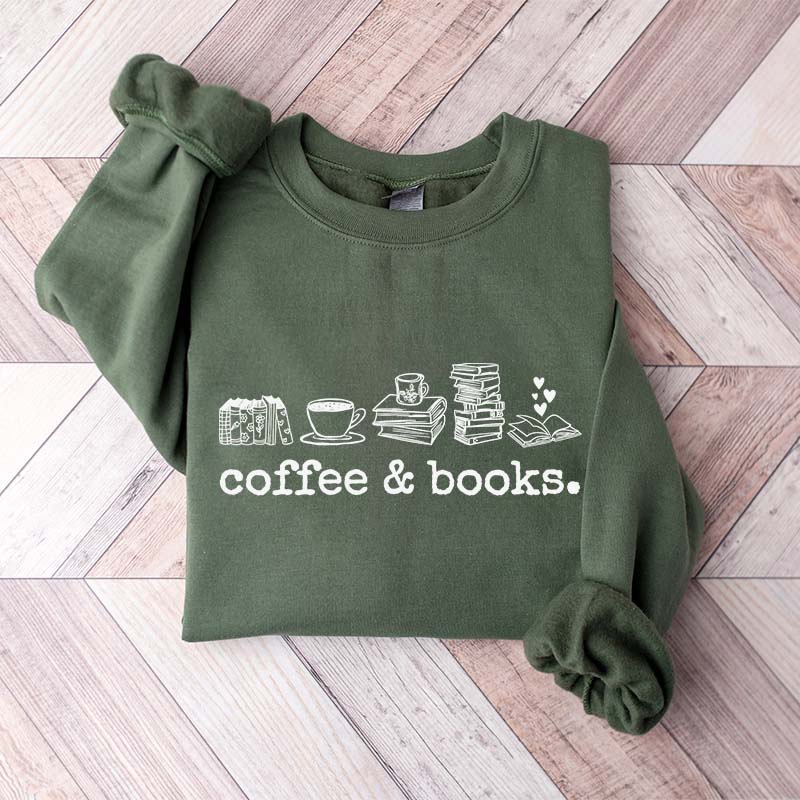 Coffee & Books Booktrovert Sweatshirt