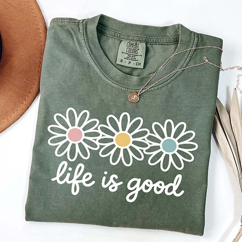 Life Is Good Daisy T-Shirt