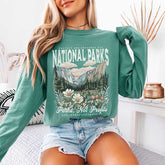 Eco-Friendly Outdoorsy Hiking Floral Sweatshirt