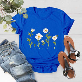Daisy Flower Wildflower Summer Graphic T-Shirt