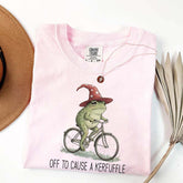 Off To Cause A Kerfuffle Frog T-Shirt