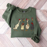 Christmas Ducks Farm Lover Sweatshirt