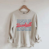 Baseball Sport Life Sweatshirt