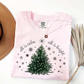 Christmas Tree Minimal Chic Holiday T-Shirt
