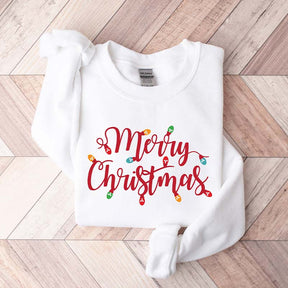 Merry Christmas Lights Sweatshirt