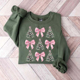 Coquette Bow Christmas Sweatshirt