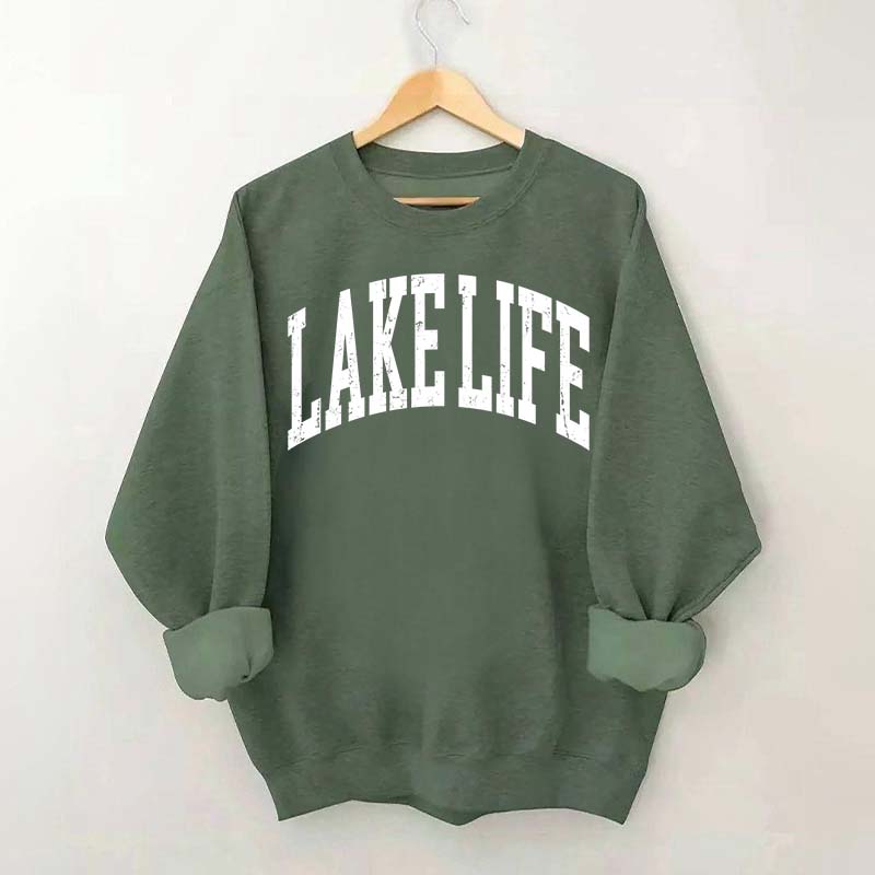Retro Lake Life Sweatshirt