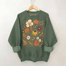 Autumn Floral Vintage Botanical Sweatshirt