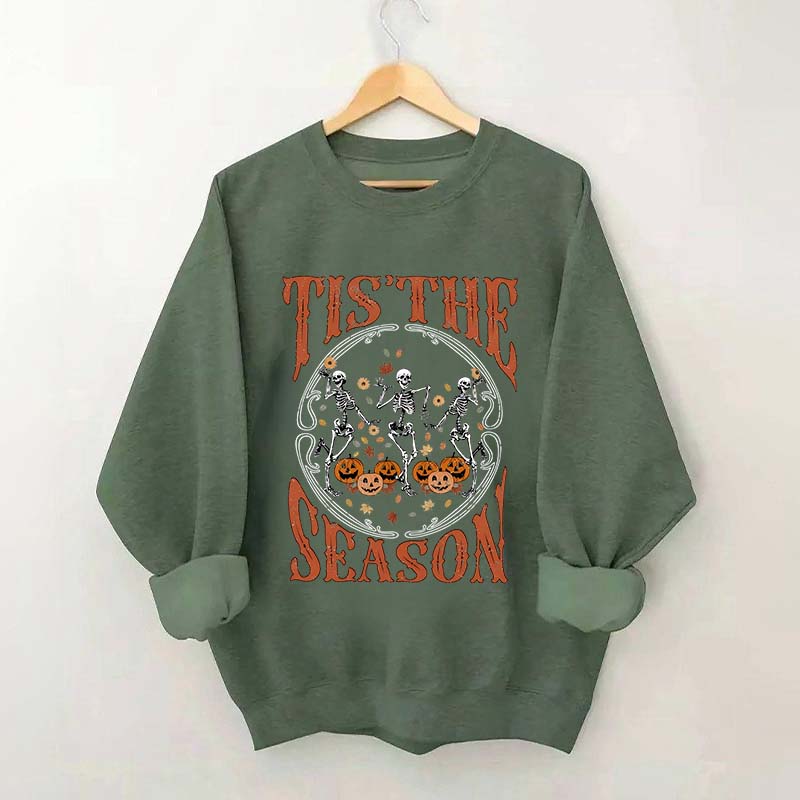 Tis The Season Skeletons Dancing Sweatshirt