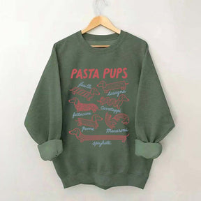 Comfort Colors Pasta Pups Dog Sweatshirt