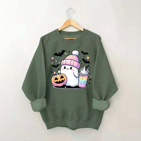 Cute Ghost Trending Coffee Sweatshirt