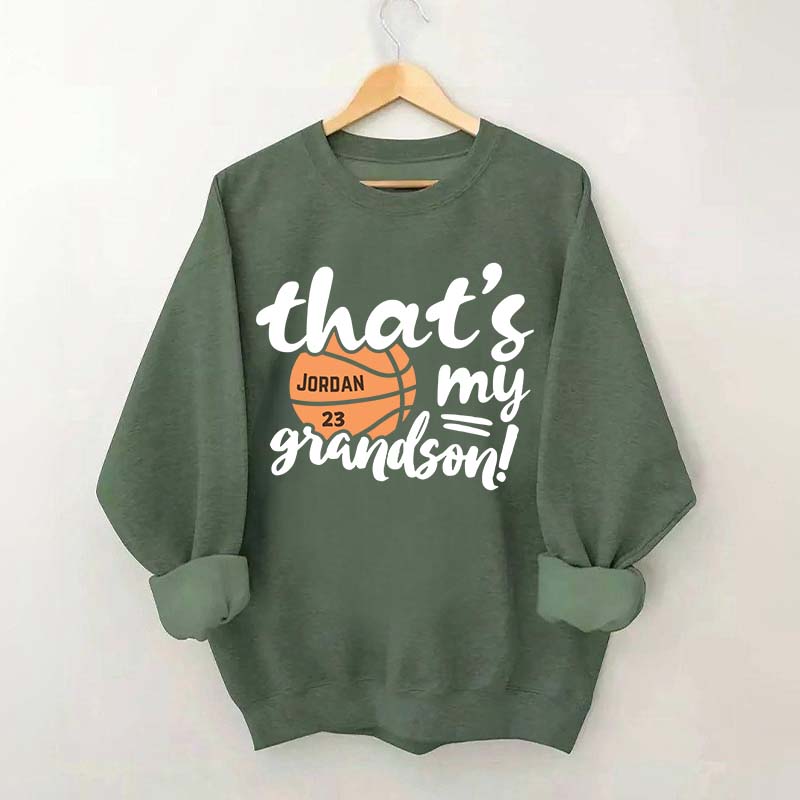 Custom Basketball Name & Number Sweatshirt