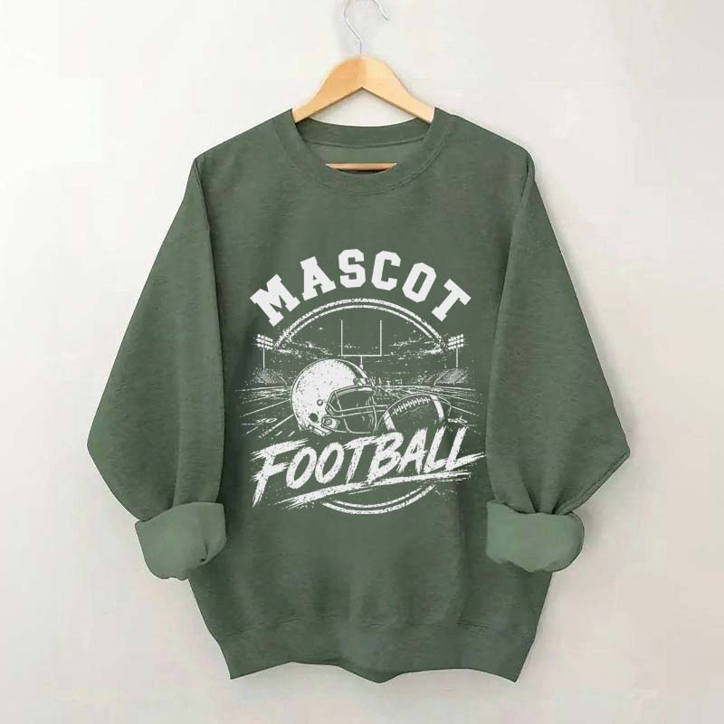 Custom Football Mascot Template Sweatshirt