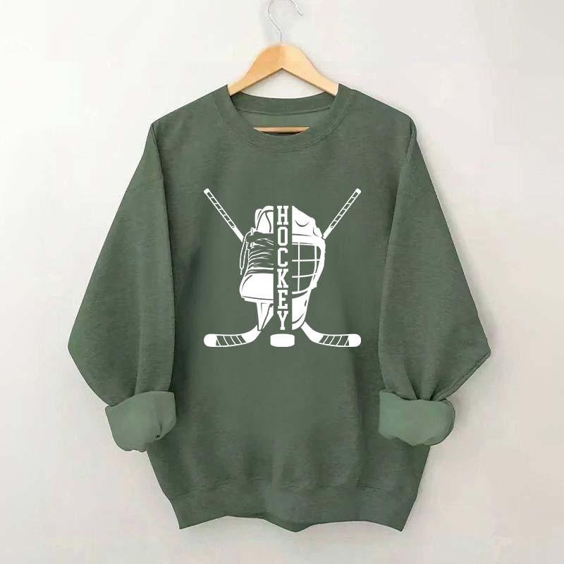 Ice Hockey Puck Sweatshirt