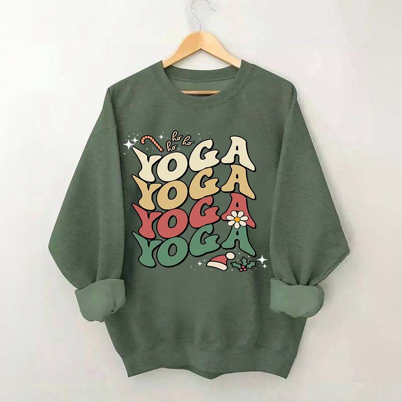 Yoga Christmas Instructor Sweatshirt