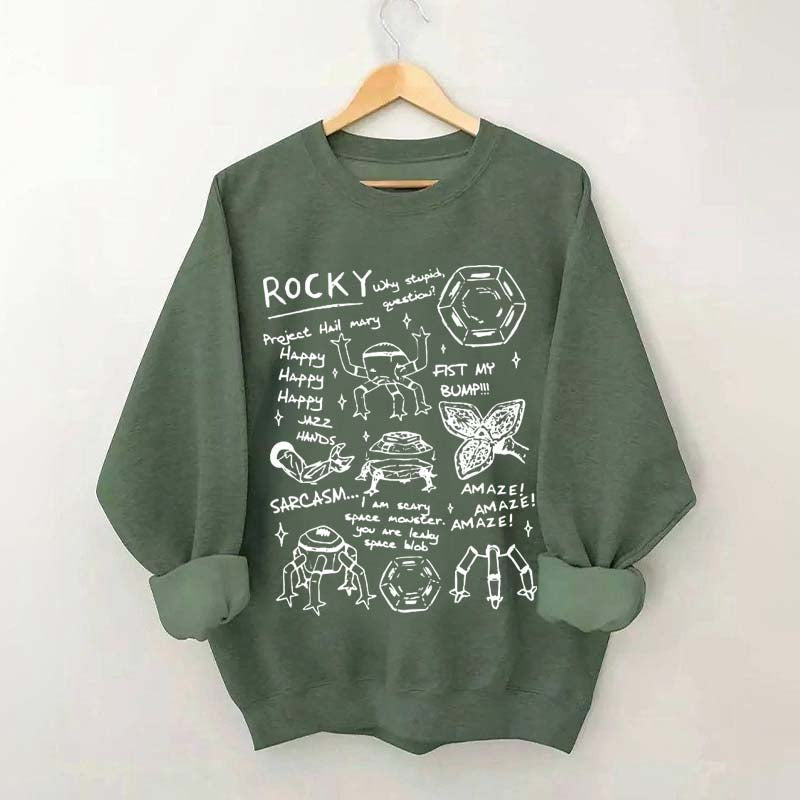 AMAZE Space Monster Rocky Sweatshirt