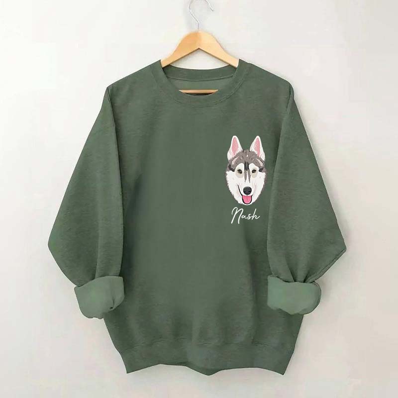 Custom Pet Portrait Sweatshirt
