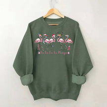 Pink Fa La La Mingo Christmas Sweatshirt