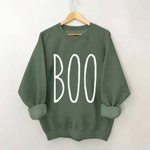 BOO Minimalist Halloween Sweatshirt